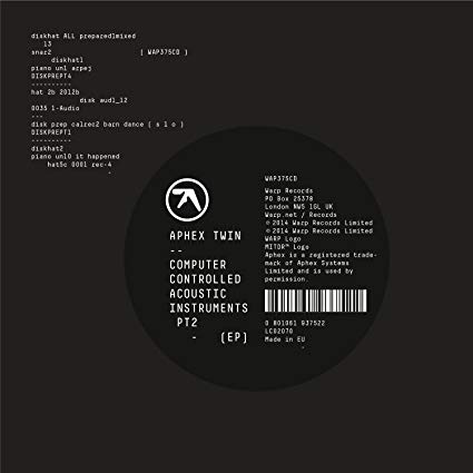 Aphex Twin – Computer Controlled Acoustic Instruments PT 2