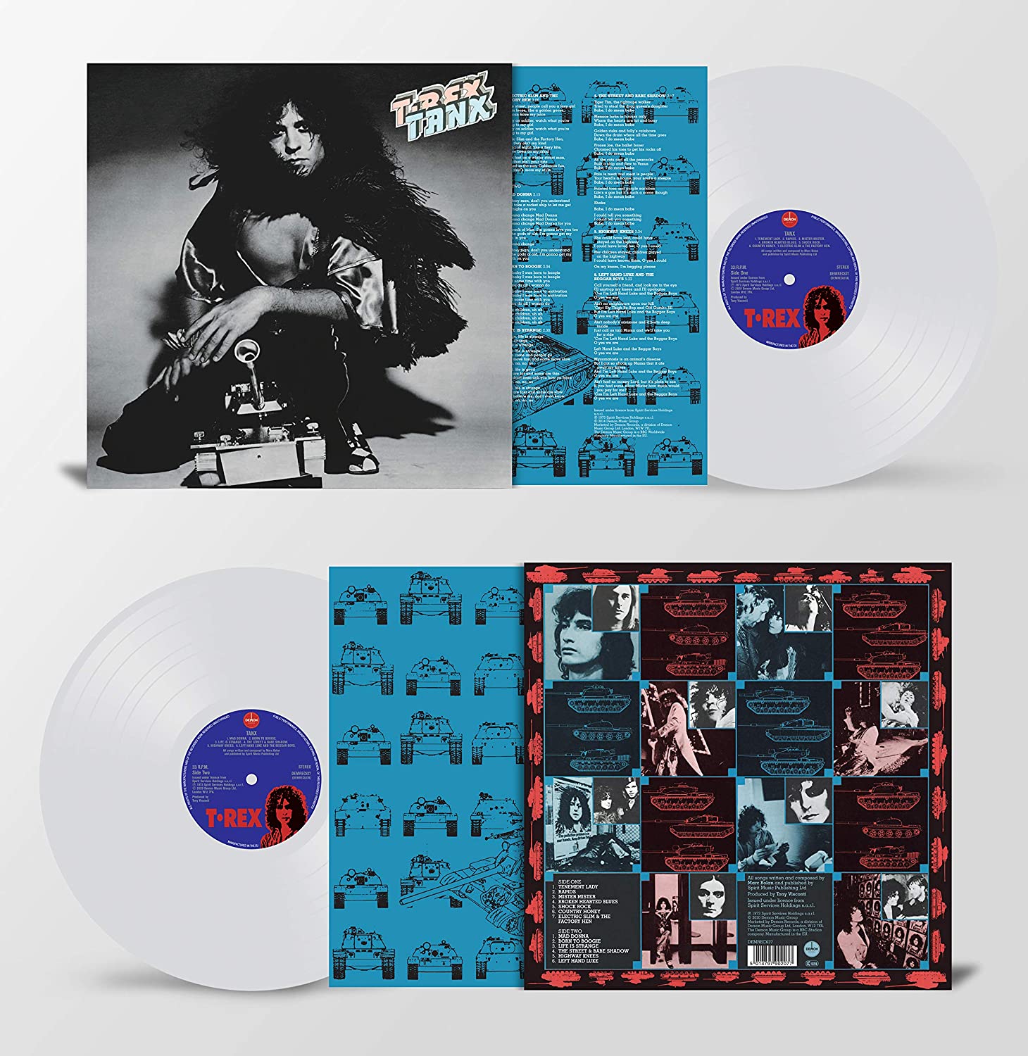 Marc Bolan & T Rex – Tanx (180g Clear Vinyl)