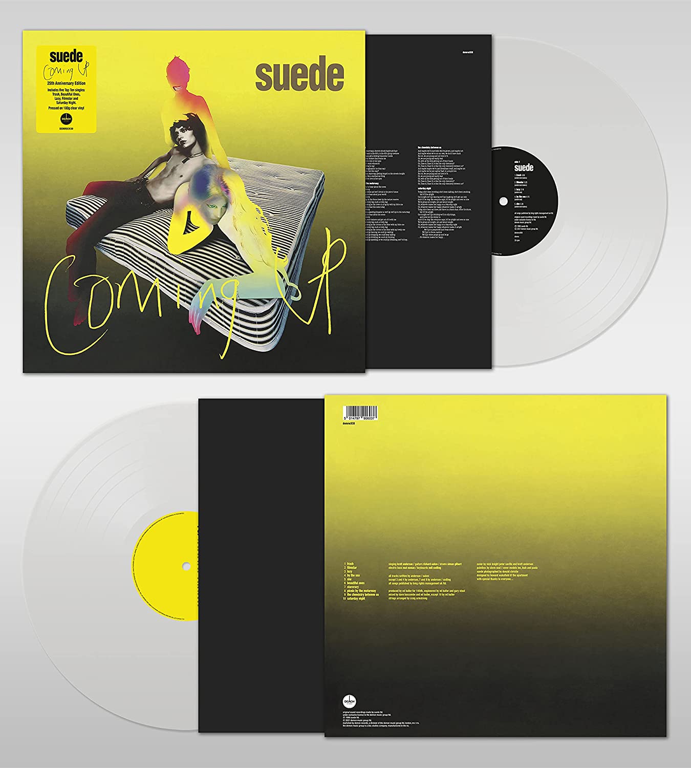 Suede – Coming Up: 25th Anniversary Edition (Clear Vinyl)