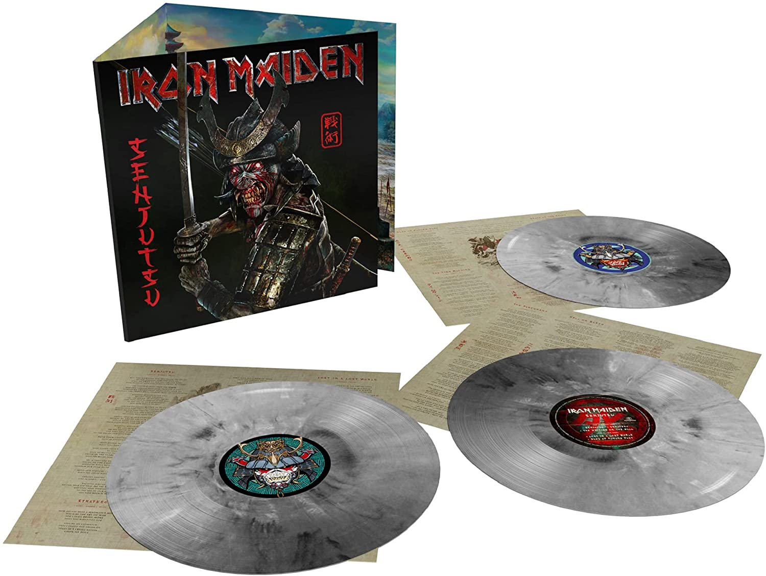 Iron Maiden – Senjutsu [3 LP] Box Set (Silver & Black Marble)
