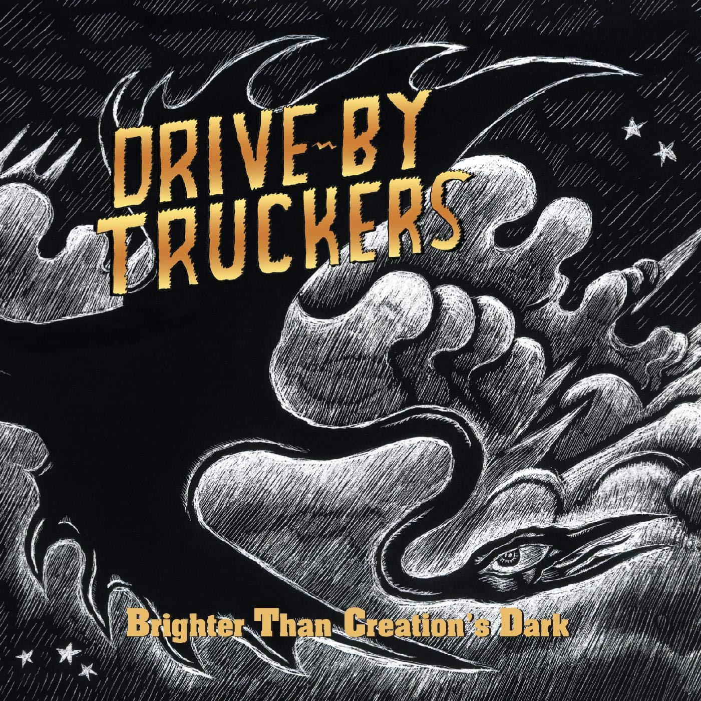 Drive-By Truckers – Brighter Than Creation’s Dark (Clear with Black Splatter)