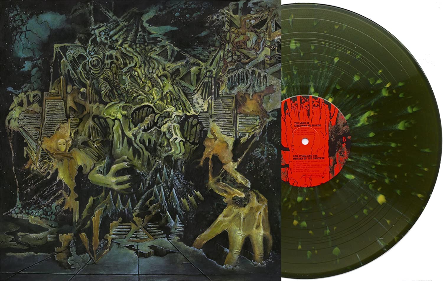 King Gizzard & The Lizard Wizard – Murder Of The Universe (Transparent Green w/ Mustard Yellow Splatter Vinyl)
