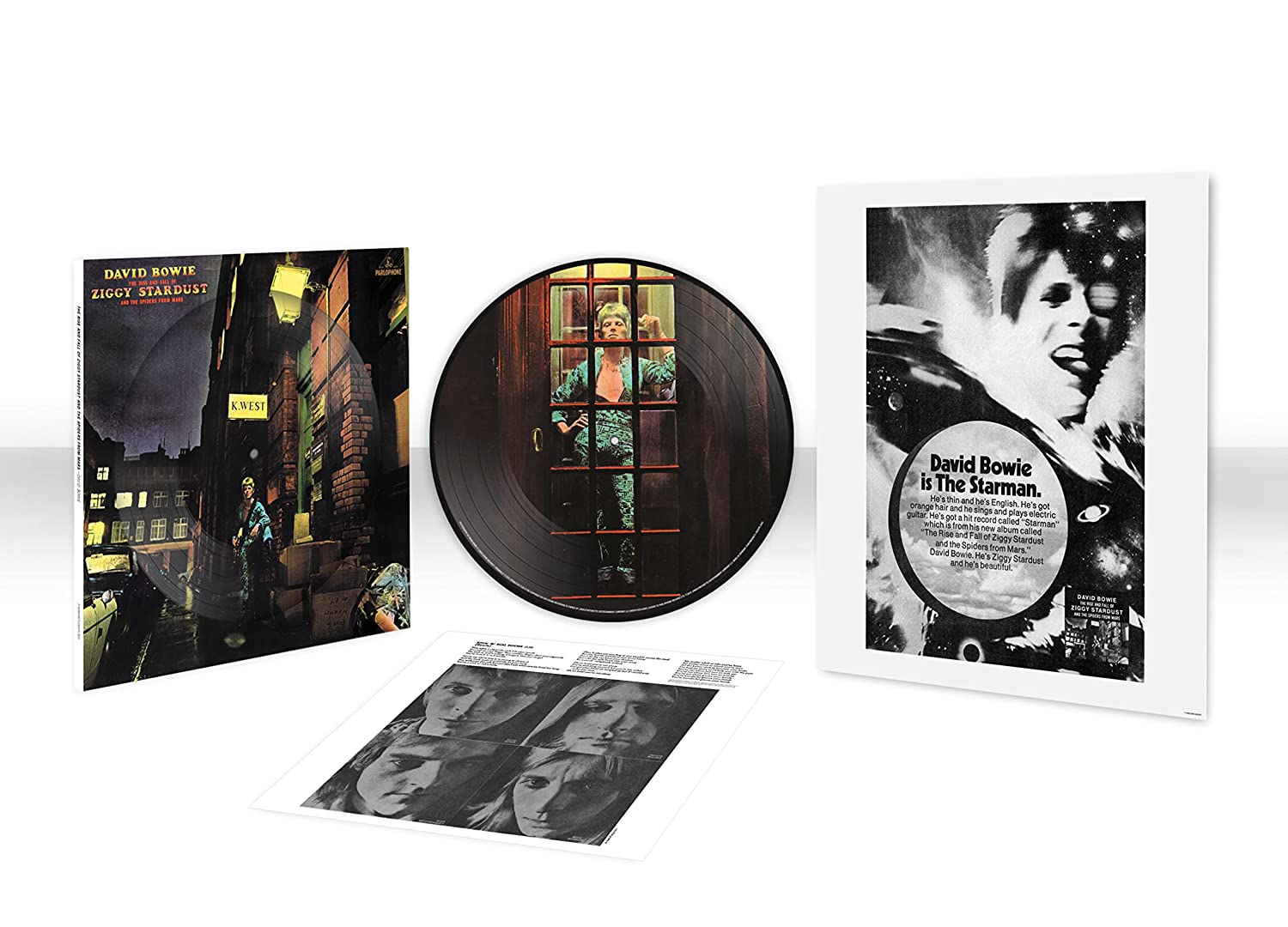 David Bowie – The Rise and Fall of Ziggy Stardust and the Spiders from Mars (50th Anniversary Half Speed Master Picture Disc)