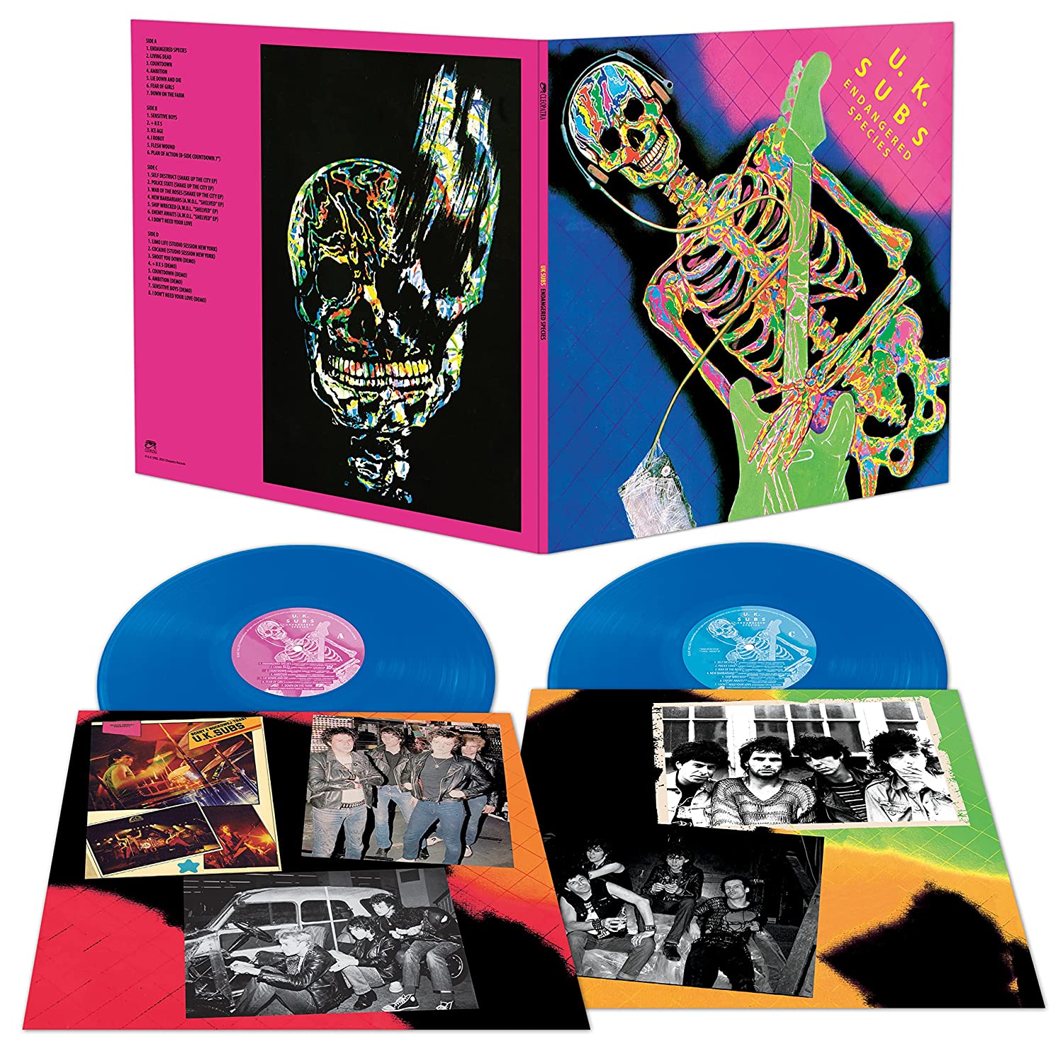 UK Subs – Endangered Species (Translucent Blue) [2 LP]