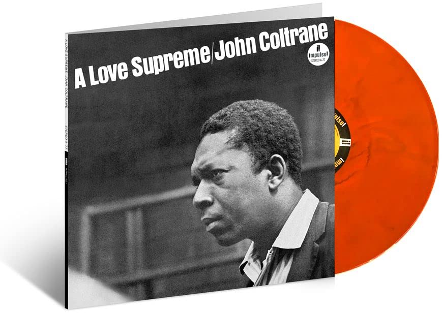 John Coltrane – Love Supreme – Black & Orange Marble
