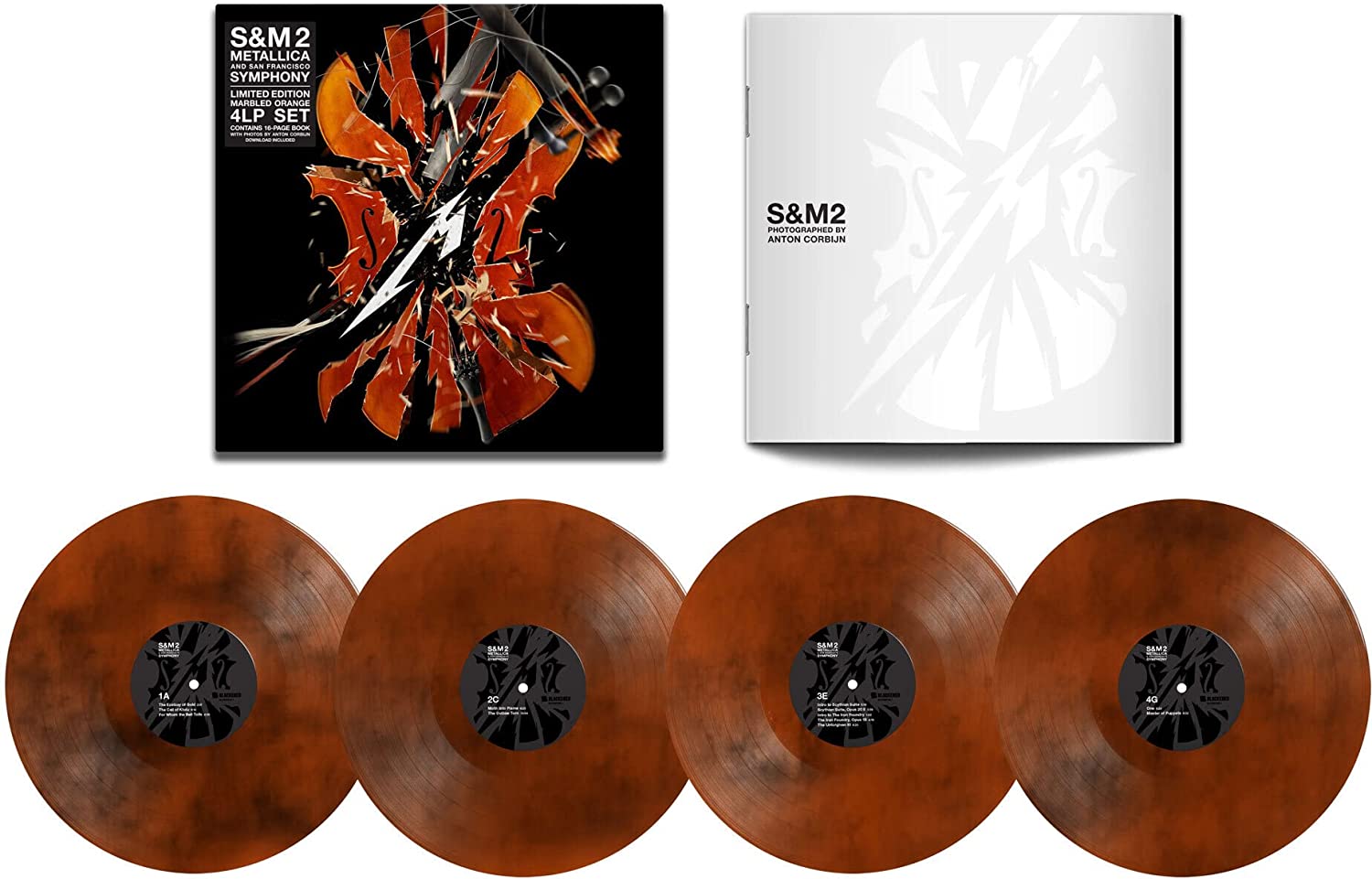 Metallica – S&M2 (Marble Orange Vinyl) [4 LP]